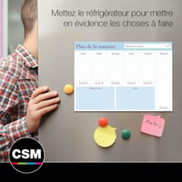 Metálfényű Francia A4 Heti Tervező Kivehető Lapokkal, 2db-os Szett 5