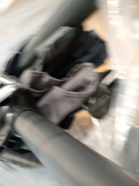 VOUNOT Oldalra Nyíló Kerti Napernyő 300 cm, Hatszögletű, Kurblis Mechanizmussal, UV — vízcseppfoltos felület (állapot: lásd a 2. képet) 3