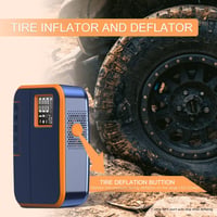 NewoCube DP3 Akkus Kompresszor - 12V Elektromos Pumpa Autóhoz, Biciklihez, Motorhoz (Narancssárga) 3
