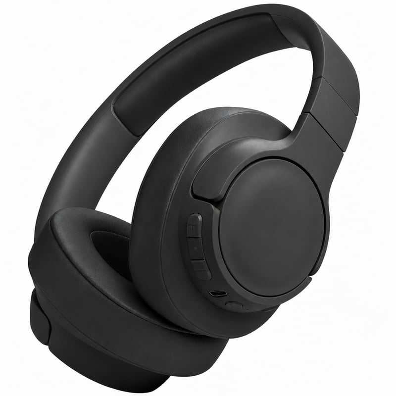 JBL Tune 770 NC Bluetooth slušalice s adaptivnim uklanjanjem buke, sklopive, 70 sati trajanja baterije — USB-C kabel (stanje: vidi 2. sliku)