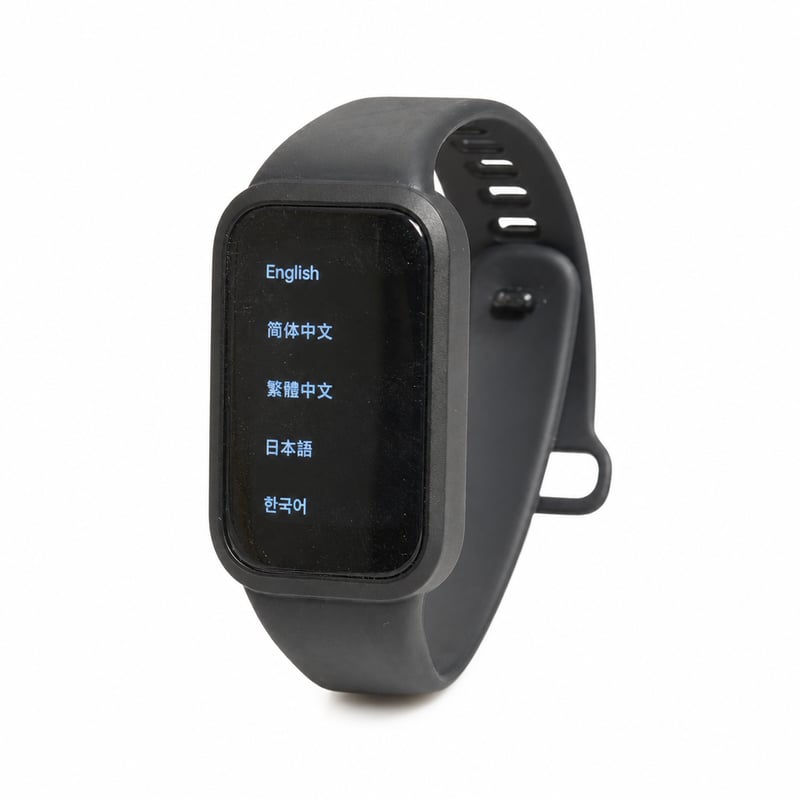 Používaný inteligentný náramok Xiaomi Smart Band 9 Active v čiernej farbe – meranie tepu, sledovanie spánku, športové režimy