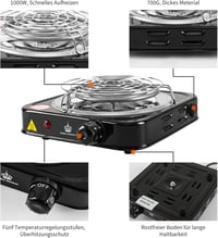 Noble Hookah 1000W elektromos vízipipa szénizzító grillráccsal és csipesszel 3