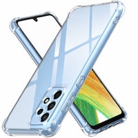 ivoler Átlátszó TPU Tok Samsung Galaxy A33 5G + 2 db Edzett Üveg Fólia (1 fólia — 1 db üvegfólia hiányzik (állapot: lásd a 2. képet) 1