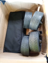 Prijenosna sklopiva kolica za kampiranje 300L XXL, nosivost 150 kg, s kočnicom i podesivom ručkom, za festivale, piknike i vrt, rabljeno 2