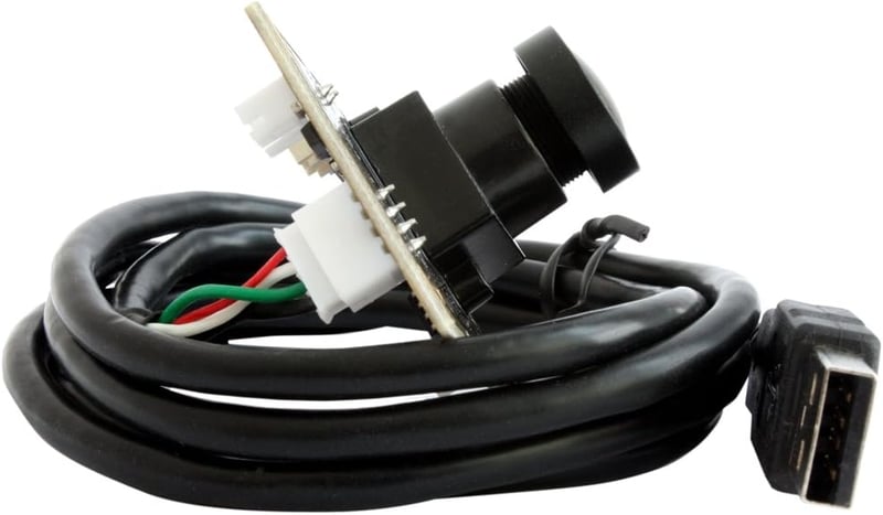 ELP 960P Webkamera Gyenge Fényviszonyokhoz - 170 Fokos Halszemoptikával, 0.01Lux Érzékenységgel, USB Csatlakozással, Széles Látószögű Kamera
