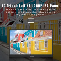 Pisichen 15,6" FHD érintőképernyős hordozható monitor HDMI/USB-C - PC, telefon, konzol 2