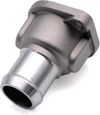 HAOTOM Alumínium Hűtőcső Csatlakozó Karima Audi A6, VW Golf, Passat, Skoda, Seat Modellekhez - Ezüst Hűtőrendszer Alkatrész 026121145E 5