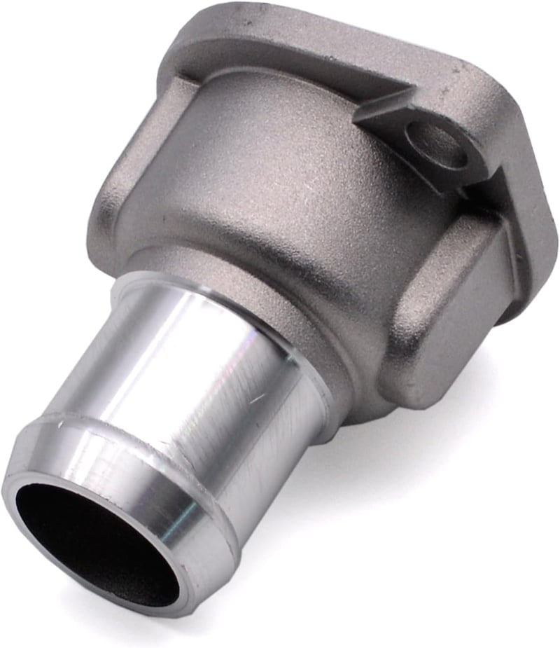 HAOTOM Alumínium Hűtőcső Csatlakozó Karima Audi A6, VW Golf, Passat, Skoda, Seat Modellekhez - Ezüst Hűtőrendszer Alkatrész 026121145E