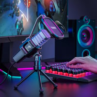 TONOR RGB USB Gamer Mikrofon Szett Állvánnyal - PC, PS4, PS5 Kompatibilis 9