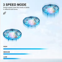 Kriogor Mini UFO Drón - 360° Forgás, LED, Infravörös Irányítás, Fiúknak és Lányoknak 6