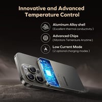 MOMAX 10000 mAh Mágneses Powerbank 20W Vezeték Nélküli Töltő iPhone 16/15/14/13/12 Sorozathoz USB-C Kábellel Hordozható Külső Akkumulátor 7