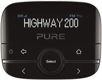 Pure Highway 200 Autós FM Transzmitter Bluetooth Kihangosító DAB+ Rádió Adapter Mobiltelefon Zenelejátszás 1