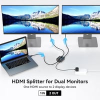VEDINDUST 8K 4K HDMI Elosztó 1:2 - Xbox, PS5 Kompatibilis 3