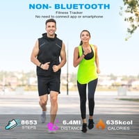 ACWOO Vibráló Ébresztőóra Emlékeztetővel, Napi 15 Személyes Riasztás, Fekete 9