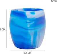Saturey Hőszigetelő Dupla Falú Szilikon Pohár 200ml 7