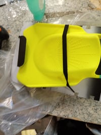 Speedo Biofuse Fitness úszóuszony edzéshez XL-es méret Hyper Yellow/Cobalt/Emerald színben használt állapot 2