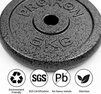 PROIRON öntöttvas súlytárcsák, 25mm átmérő - 1,25/2,5/5/10 kg-os súlyzókhoz 3