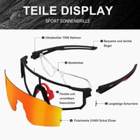 Suoso UV400 Polarizált Napszemüveg - Unisex Kerékpáros, Síelő, Horgász Sportszem 4