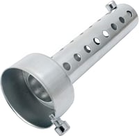 Baceyong 48mm-es Motorkerékpár Kipufogódob Hangtompító, Ezüst 3