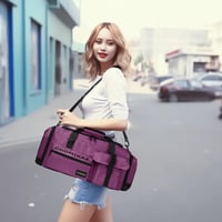 Nike Sporttáska 37L - Cipőtartós, Vízálló Rekeszes Utazótáska, Lila 7