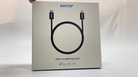 Apple Lightning gyorstöltő kábel 2db, fekete nylon, MFi tanúsított 7