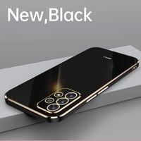 Samsung Galaxy A13 Kék Szilikon Tok Arany Kerettel 6