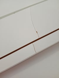 Yaheetech bijeli noćni ormarić s 3 ladice za boxspring krevet - noćni ormarić za spavaću sobu — oštećenja na dva elementa (stanje: vidi 2. sliku) 5