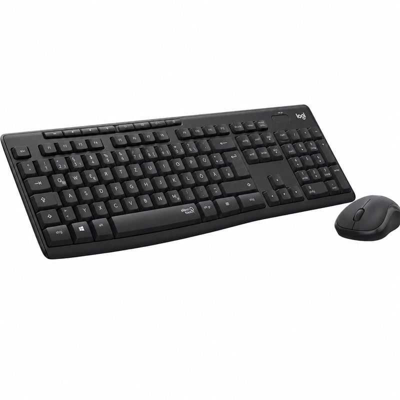 Logitech MK270 Bezdrôtový set klávesnice a myši, 2,4 GHz, Nano USB prijímač, kompatibilný s Windows, čierny – Neúplné, výstavný kus