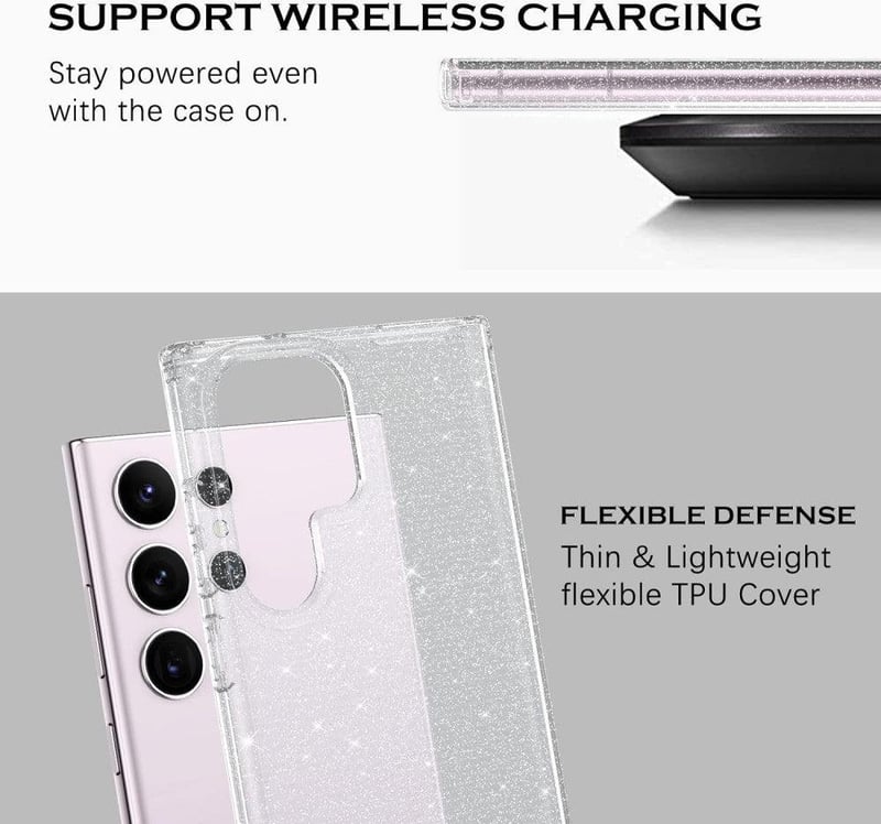 Samsung Galaxy S23 Ultra 5G átlátszó védőtok - Ütésálló, karcmentes TPU