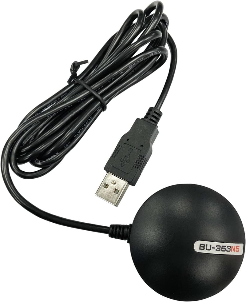 GlobalSat BU-353N5 USB GPS vevő, fekete