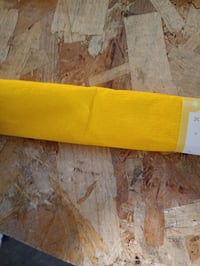 Interdruk krep papir u roli žuti, 10 komada - 50x200 cm, 28 g/m², dječji i — nabori na papiru (stanje: vidi 2. sliku) 5