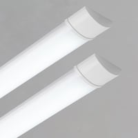 Sundertech LED Fénycsőszett - 2 db 120 cm-es Mennyezeti Lámpa, 3430 lm, Hideg Fehér 6500K, IP43 Rovarálló, Villogásmentes, Garázs, Műhely, F 1