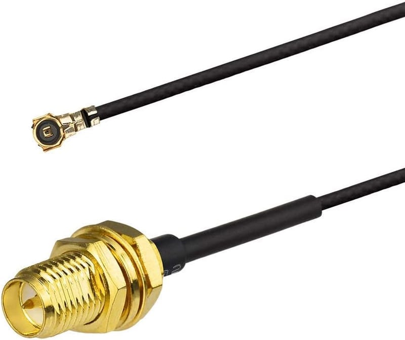 Bingfu U.FL IPX MHF4 - RP-SMA WiFi Antenna Kábel 30cm 2db - Intel AX200NGW 8265AC 7265AC 9560AC M.2 NGFF Hálózati Kártyákhoz