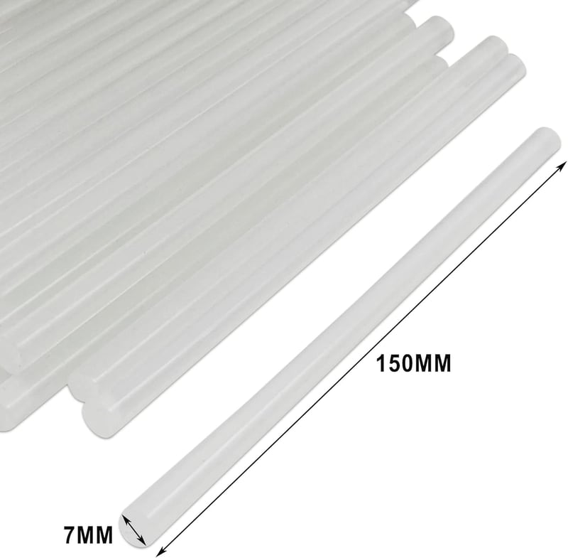 Átlátszó ragasztórúd 36 db, 7x150mm - FZGUSYAF ragasztópisztolyhoz