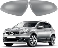 ConBlom Visszapillantó Tükör Borítás Nissan Qashqai 2007-2014 Modellekhez - Texturált Fekete ABS Műanyag Tükörkupak Szett Bal és Jobb Oldalr 1
