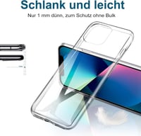 iPhone 13 Átlátszó Ütésálló Szilikon Védőtok 6