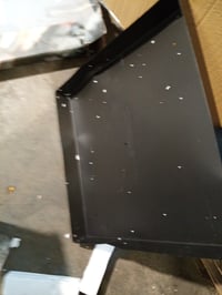 Coș de foc Barbecook pătrat din oțel lăcuit negru 62x62 cm, înălțime 48,5 cm — cuvă pentru jar cu margine îndoită și deformată (stare: vezi a 2-a fotografie) 6