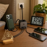 Jutro bez nereda: 2x kabel + USB-C punjač + MagSafe novčanik + LED lampa + digitalni sat 1