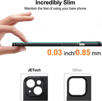 iPhone 14 Plus Ultravékony Fekete Szilikon Védőtok 6,7" 3