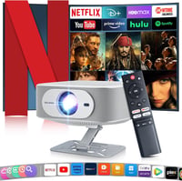 Salange P92MAX Hivatalos Netflix Projektor - Natív 1080P, 4K Támogatás, WiFi, Bluetooth 5.2, Elektronikus Fókusz 7