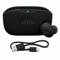 Căști True Wireless Bluetooth JBL Wave Buds 2 cu anulare a zgomotului, autonomie de 40 de ore — set de pernuțe incomplet (stare: vezi a 2-a imagine) 1