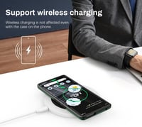 Google Pixel 7 Pro Zöld Védőtok - SwanScout Dupla Rétegű, Vezeték Nélküli Töltéssel 5
