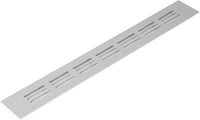 Vent Systems Alumínium Szellőzőrács 40x300 mm - Ezüst Légbeömlő Nyílás Beltéri/Kültéri Használatra, Fűtés-Hűtés Rendszerekhez 1