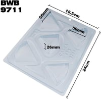 Dinnye alakú szilikon sütőforma szeletelő mintával - BWB 9711 2