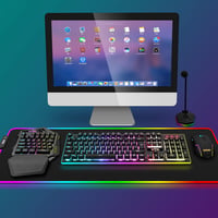 RedThunder G60 Vezeték Nélküli Egykezi Gamer Billentyűzet, 2000 mAh Akkumulátor, RGB Háttérvilágítás, Ergonomikus, PC/Mac/PS5 Kompatibilis - Wireless 7