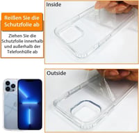 iPhone 11 Víztiszta Ütésálló Tok Színes Nyakpánttal 2