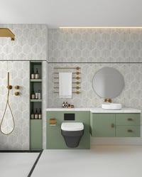 myforHD Öntapadós Tapéta - Modern Bézs Csíkos Vinyl Fólia Bútorokhoz - Vízálló Dekorációs Matrica Fiókokhoz, Polcokhoz (44cm x 300cm) 3
