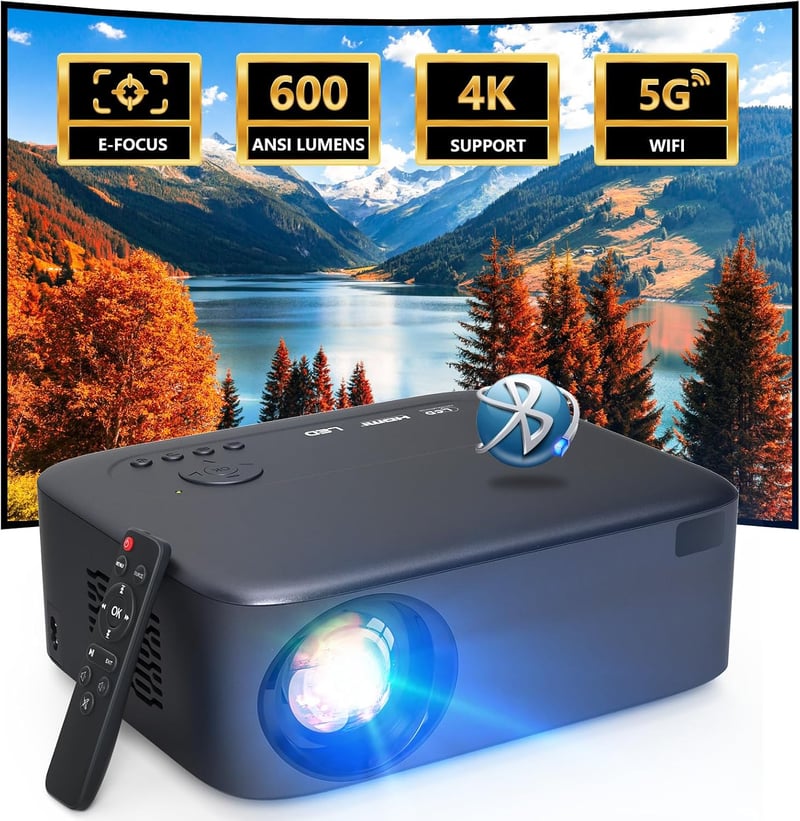 XGIMI 4K WiFi projektor, 20000 lumen, 300" vetítés, Bluetooth, zoom funkcióval