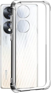 Honor 70 Átlátszó TPU Tok Kamera- és Kijelzővédővel 1