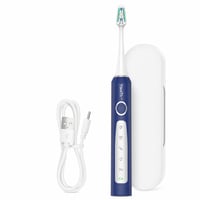YTEATH PRO Szónikus Elektromos Fogkefe Felnőtteknek és Gyerekeknek - 5 db — 5 cserélhető fejjel nélkül (állapot: lásd a 2. képet) 1